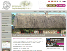 Tablet Screenshot of connemara-english-school.com